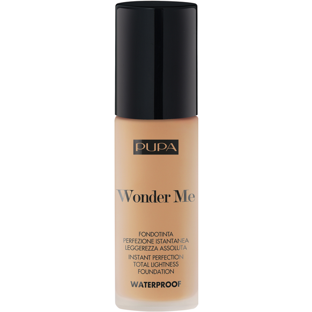 pupa pupa f.tinta wonder me 050 - foto 1 Fondotinta PUPA Wonder Me 050 waterproof, bottiglia con cappuccio nero