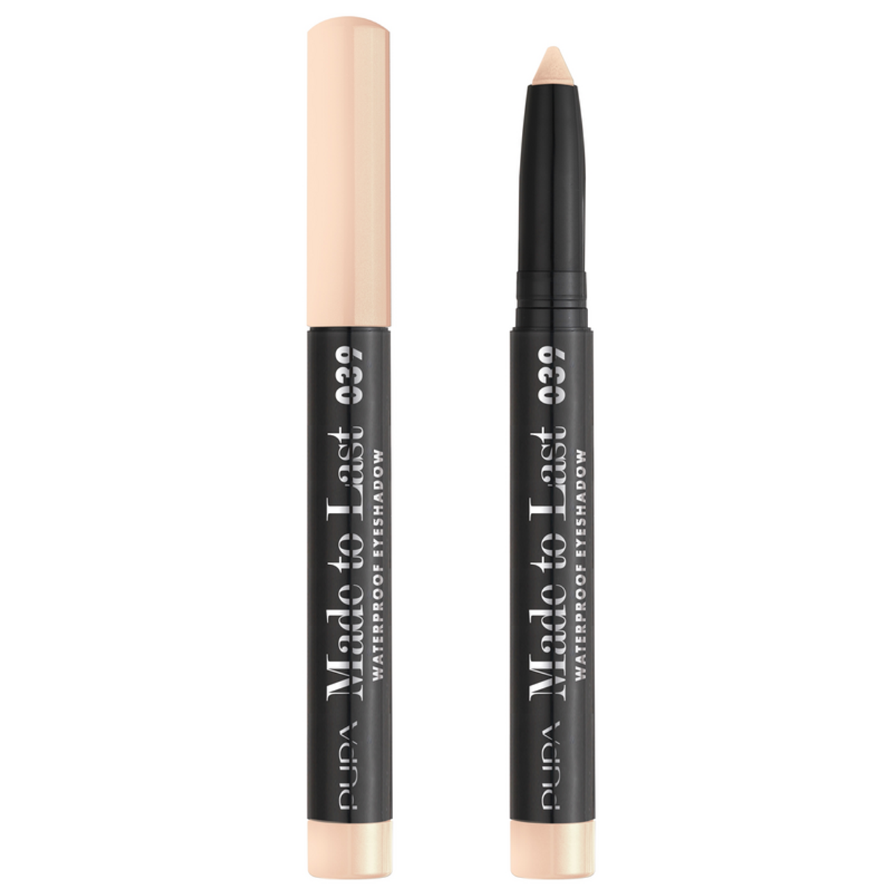 PUPA Made to Last WP ombretti stick champagne e nero con applicatore