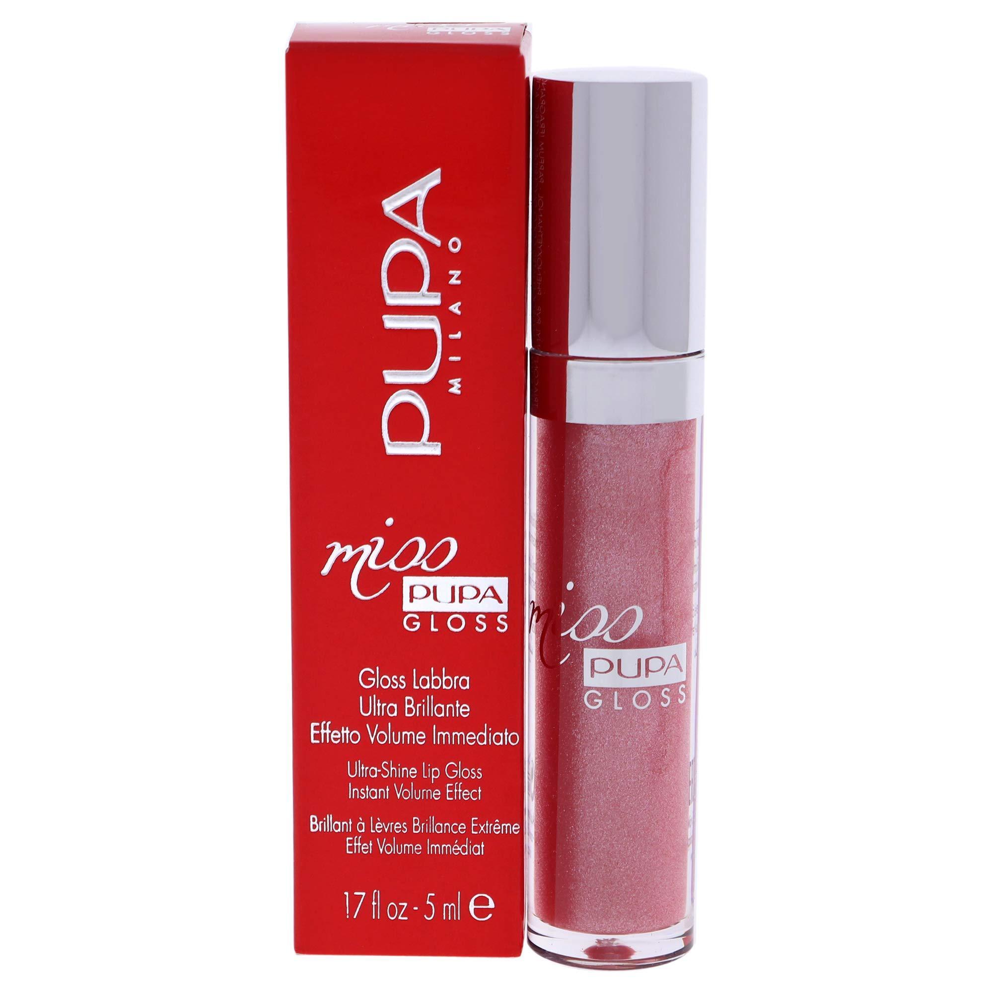 Flacone di gloss lip tint PUPA Miss Pupa N.301 con scatola rossa