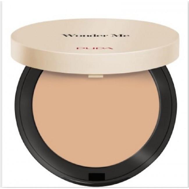 pupa pupa wonder me cipria n.020 - foto 1 PUPA Wonder Me Cipria n.020, confezione rotonda beige e nera