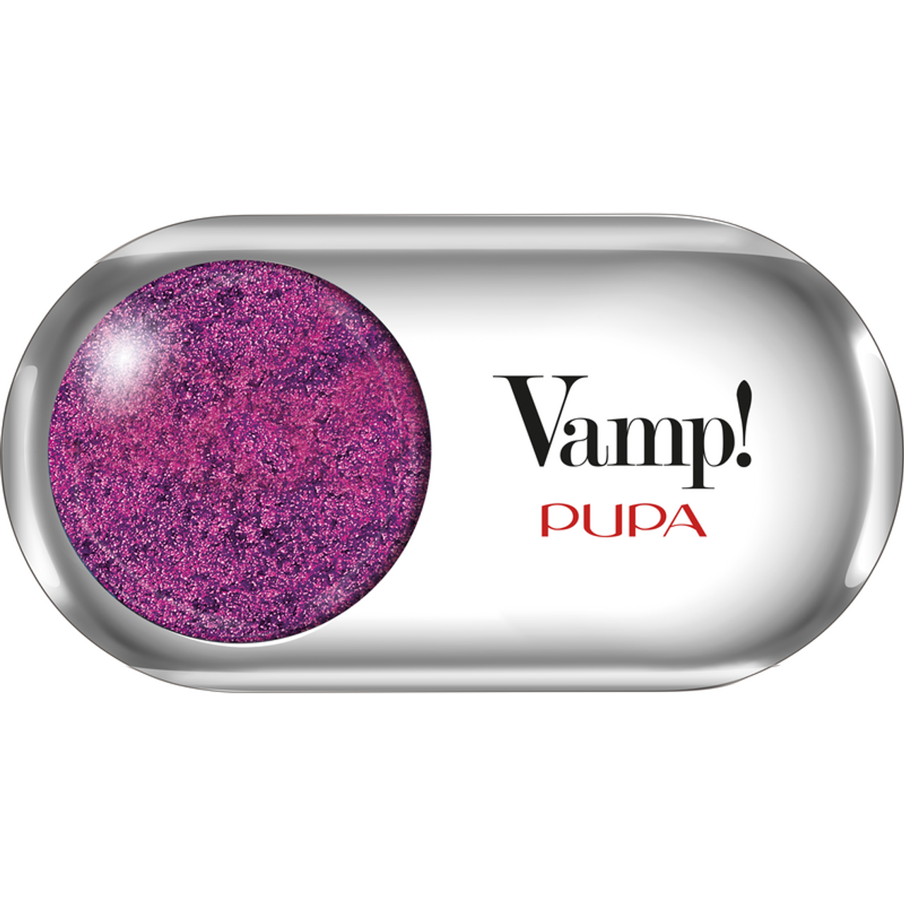 Ombretto in cialda metallica fucsia con confezione PUPA Vamp