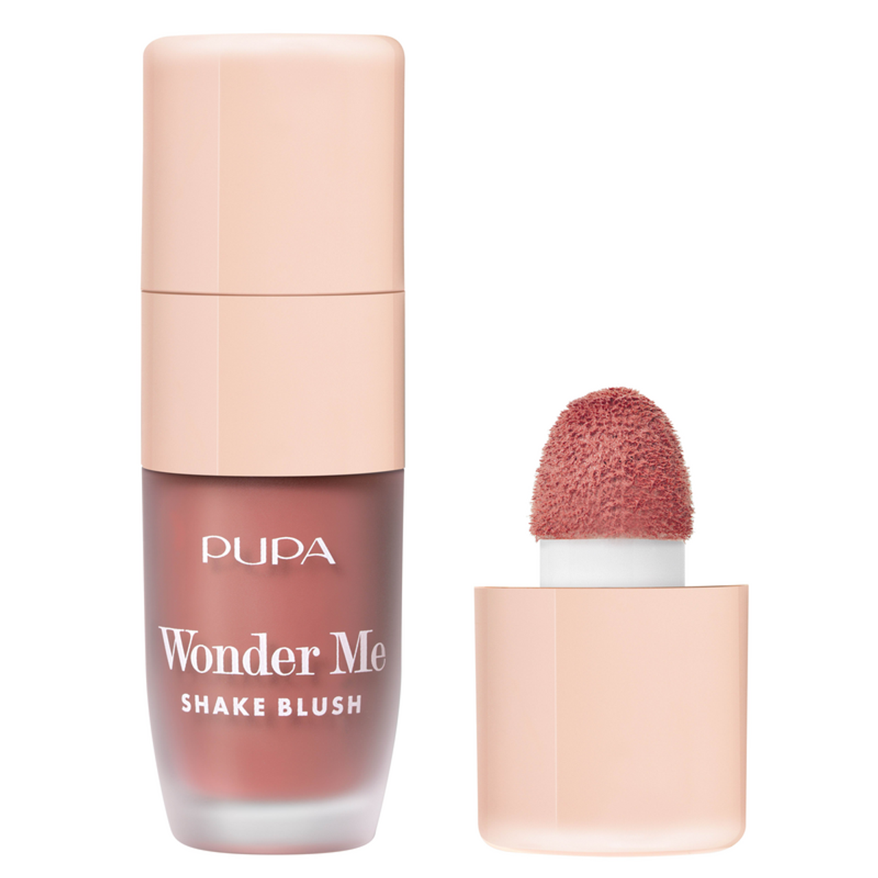pupa pupa wonder me shake blush 001 - foto 1 PUPA Wonder Me Shake Blush 001 con applicatore sferulato e confezione aperta