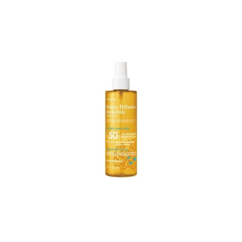 Protezione solare PUPA SPF50 - Solare bifase con filtri UVA UVB