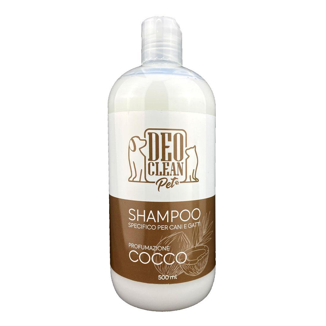 deo clean pet deoclean pet - shampoo cani gatti cocco 500ml - foto 1 deo clean pet deoclean pet - shampoo cani gatti cocco 500ml - foto 1