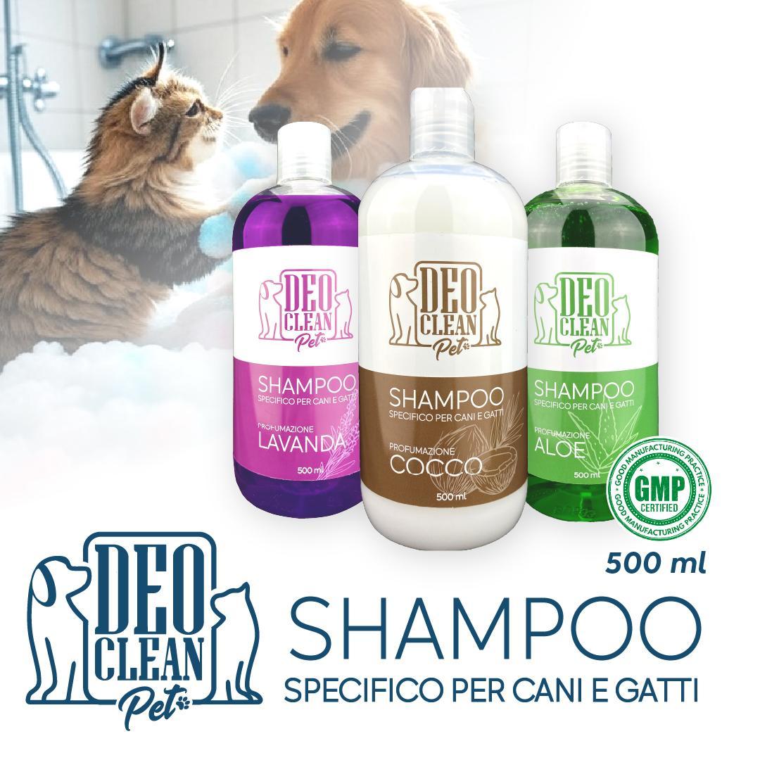 deo clean pet deoclean pet - shampoo cani gatti cocco 500ml - foto 2 deo clean pet deoclean pet - shampoo cani gatti cocco 500ml - foto 2