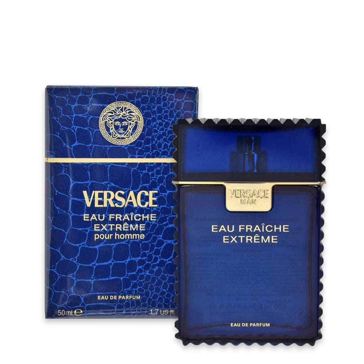 versace e.d.p.versace eau fr.extreme 50ml - foto 1 Versace Eau Fraiche Extreme 50ml - Confezione blu con flacone azzurro