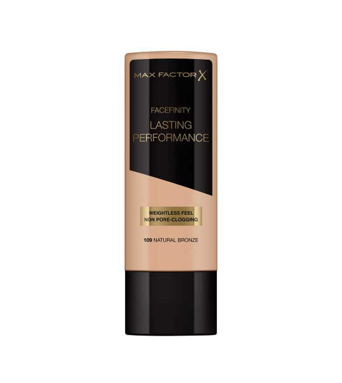Fondotinta Max Factor Lasting Performance 109 in confezione cilindrica beige