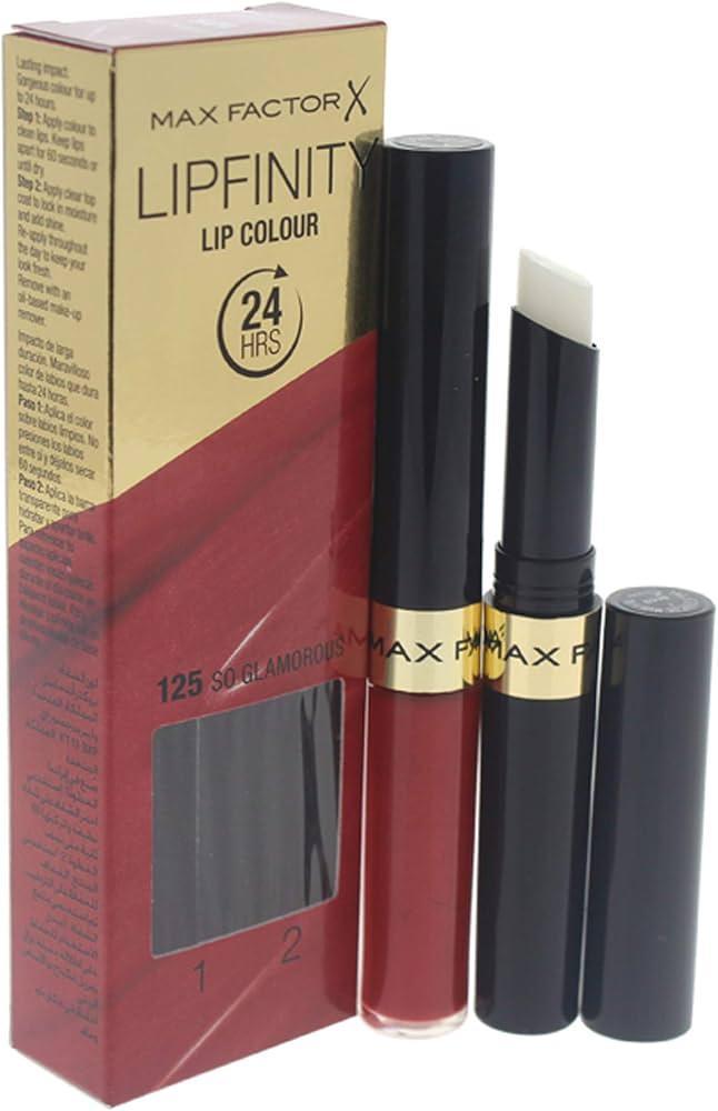 max factor m.factor lip finity n.125 - foto 1 Scatola Max Factor Lip Finity 125 con rossetto liquido e balsamo