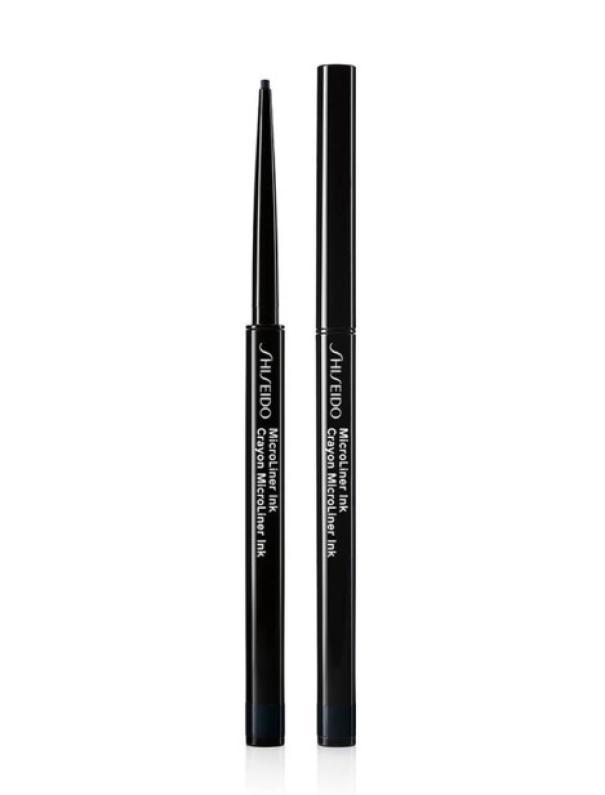 shiseido shis.eye microliner ink 01 - foto 1 Shiseido Eye Microliner Ink 01: eyeliner con applicatore microfine, vista frontale su sfondo bianco
