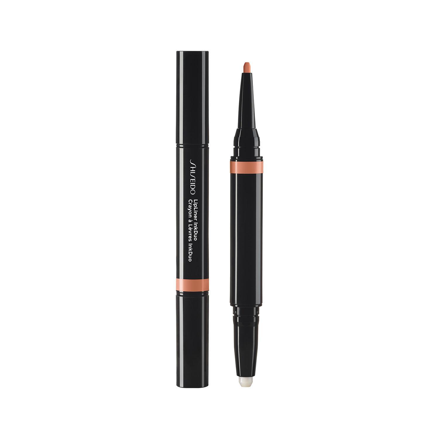 shiseido shis.lip liner duo 02 - foto 1 Shiseido Lip Liner Duo 02, matita labbra a doppia estremità, confezione e prodotto aperto