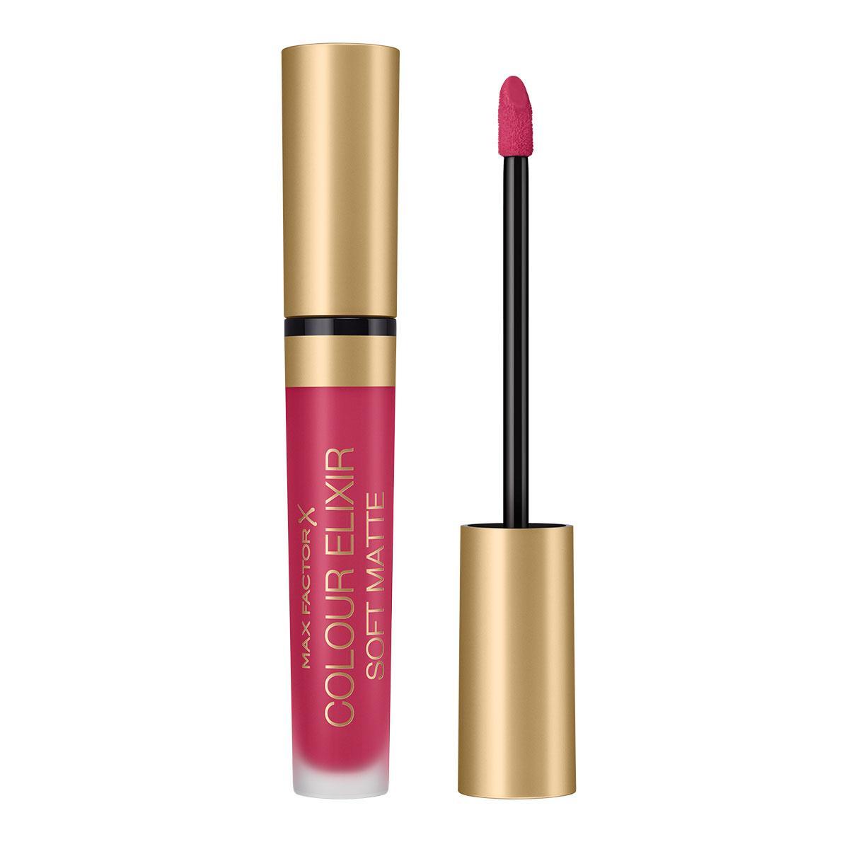 Rossetto liquido Max Factor Color Elixir Soft Matte tonalità 025 con applicatore