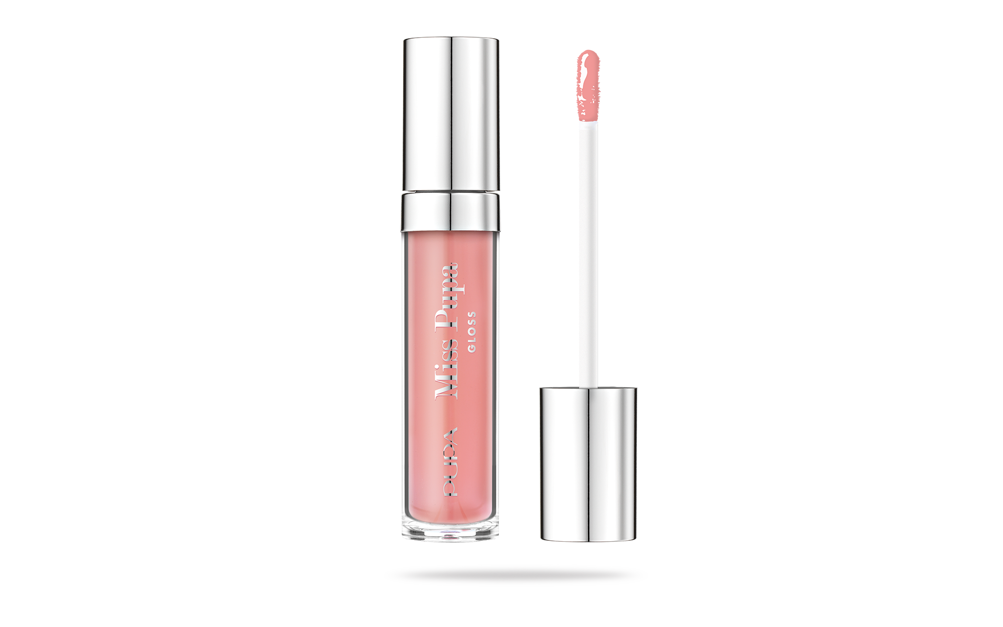 pupa pupa acc.+miss.pupa.gloss 001 - foto 1 PUPA Miss Pupa Gloss 001 - gloss labiale rosa con applicatore e cap cromato
