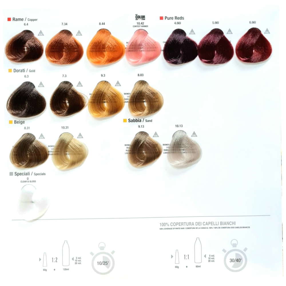 Tinta vegan tonalizzante color wear, flacone 60ml formato applicativo