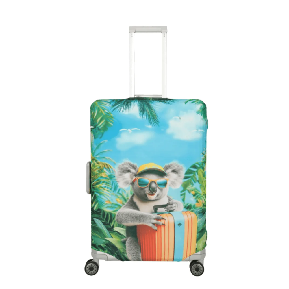 travelite travelite fodera copri valigia luggage cover l 0317-96 - foto 1 Fodera copri valigia con stampa koala e paesaggio tropicale