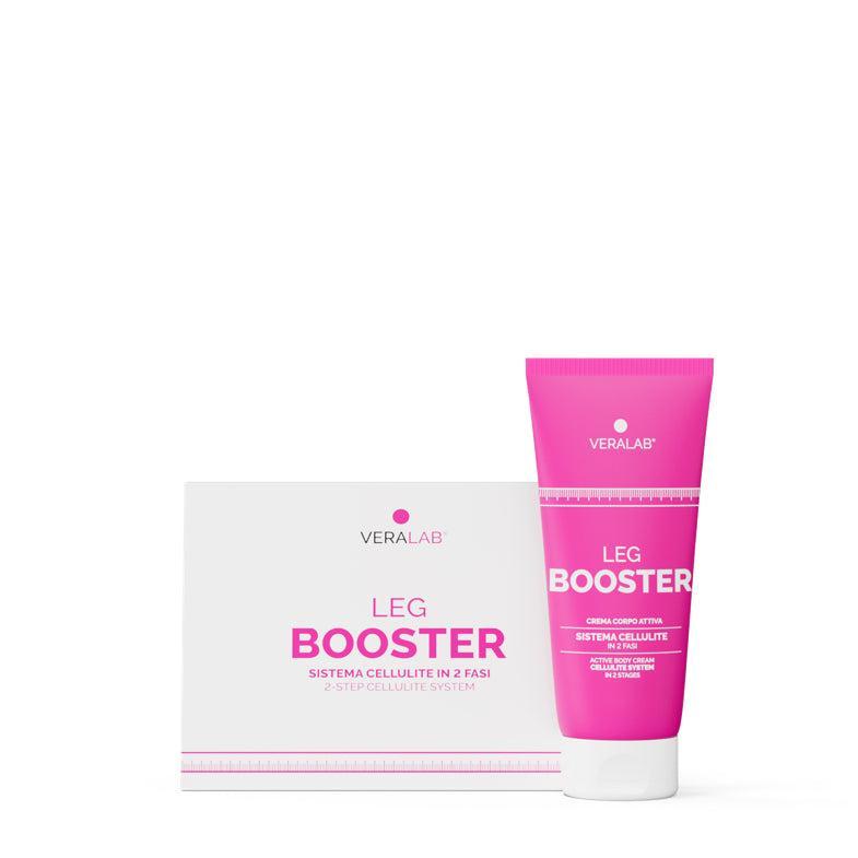 veralab veralab body leg booster - xl - foto 1 VERALAB BODY LEG BOOSTER XL - confezione bianca e tubo rosa