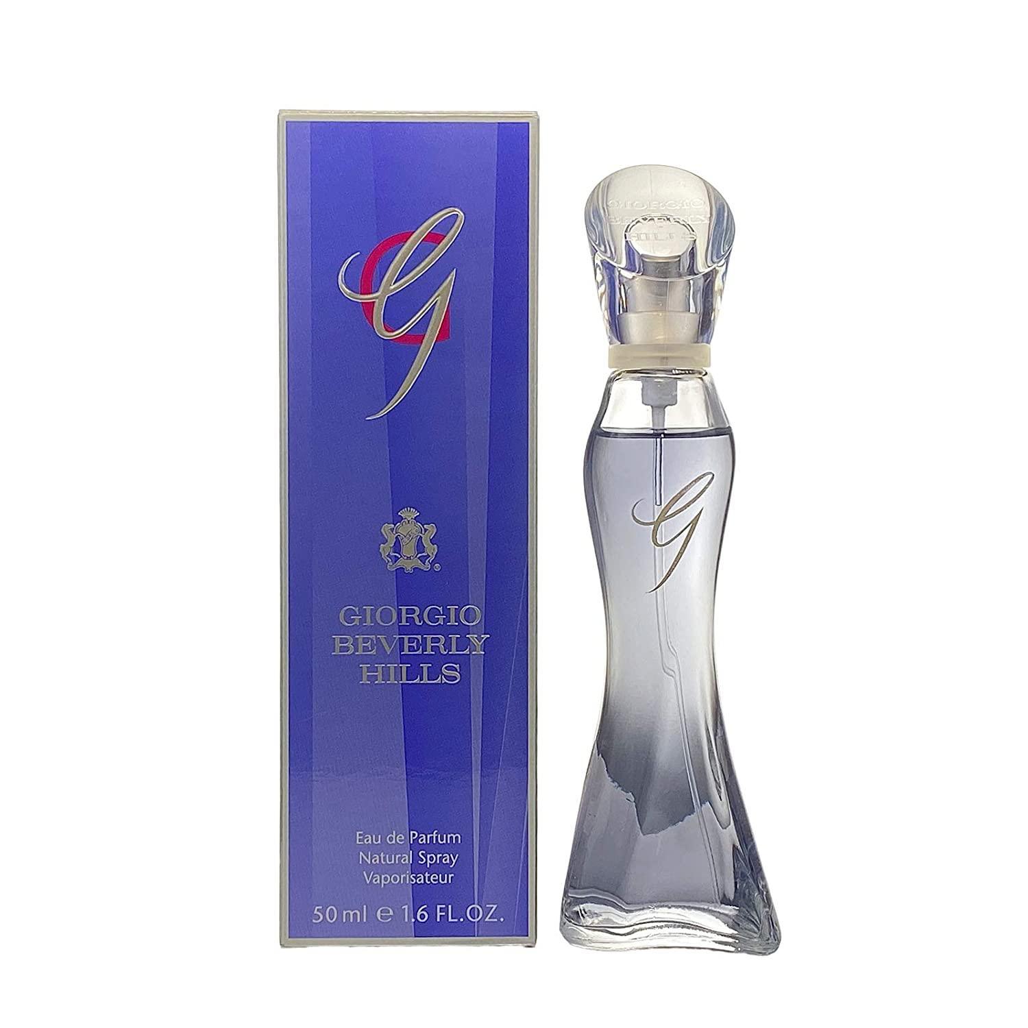 Flacone di profumo Giorgio Beverly Hills E.D.T. con scatola blu