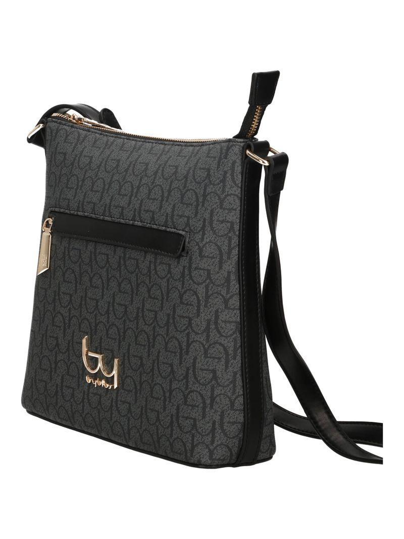 byblos byblos borsa sintetico notredame nero bybs64a08 z02 - foto 1 Borsa a tracolla BYBLOS NOTREDAME sintetico nero, vista frontale con tracolla