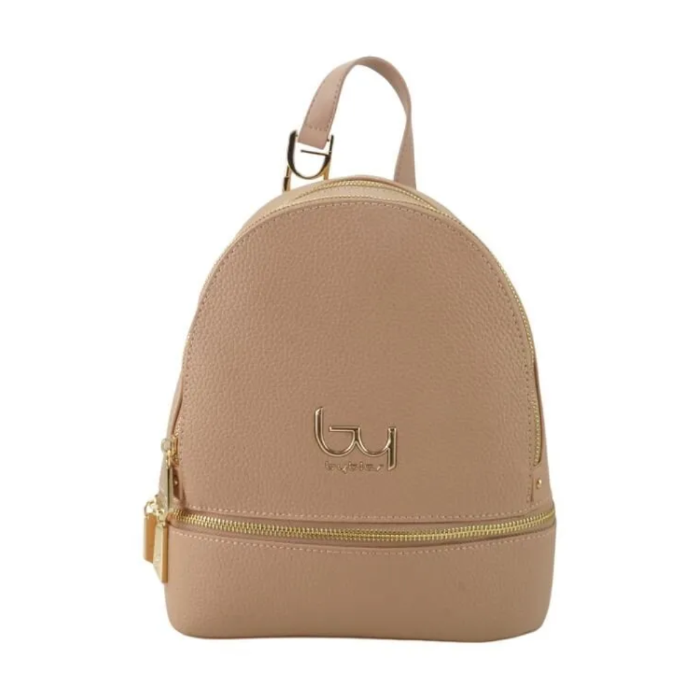 byblos byblos zaino sintetico naos onion bybs33b09 76 - foto 1 Zaino sintetico Byblos Naos beige/sabbia con manici e tasca frontale