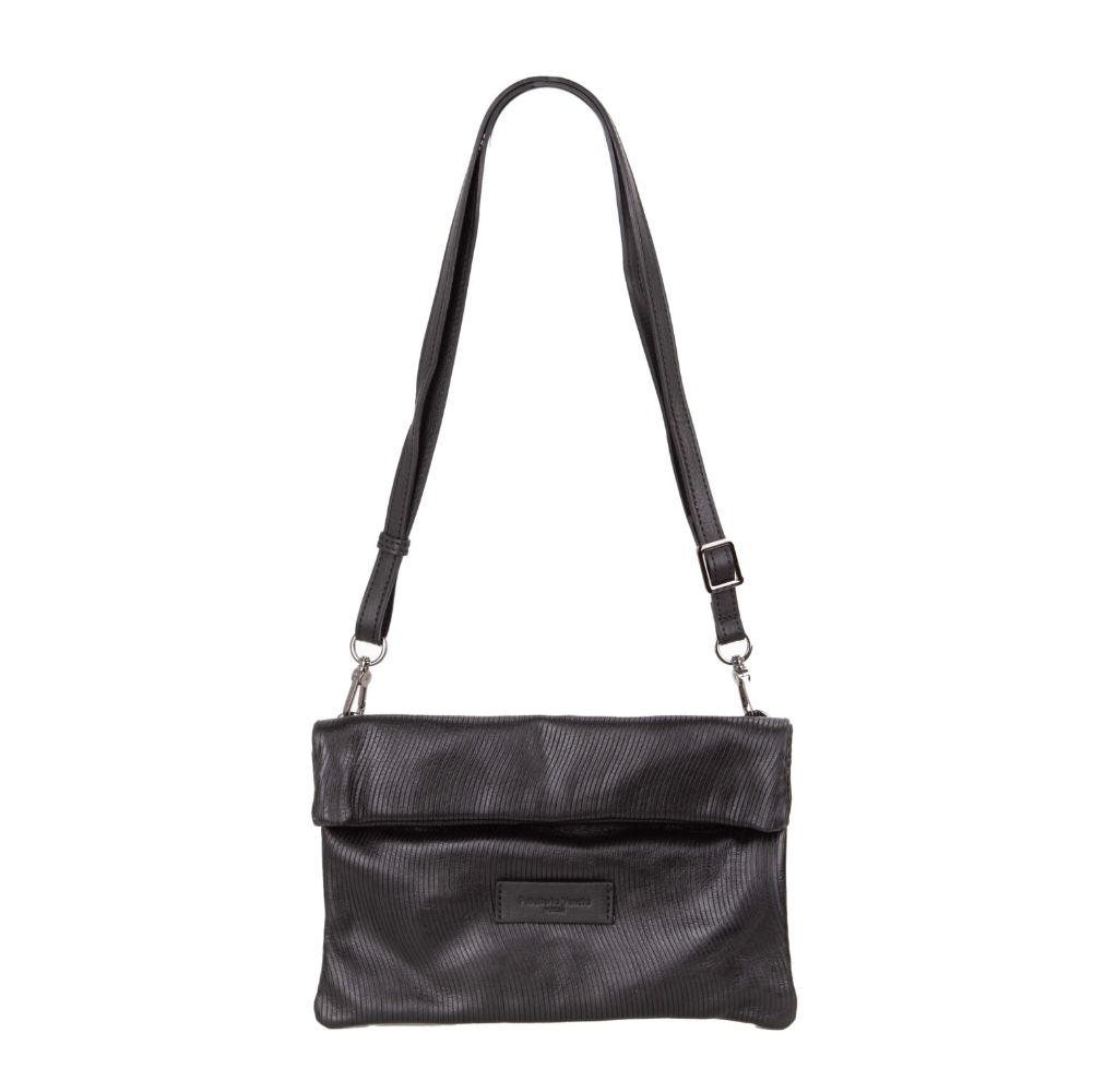 pelletteria veneta pelletteria veneta borsa donna campiello m25814 nero - foto 1 Borsa a spalla Pelletteria Veneta Campiello M25814 nero, vista frontale, cinghie regolabili in pelle