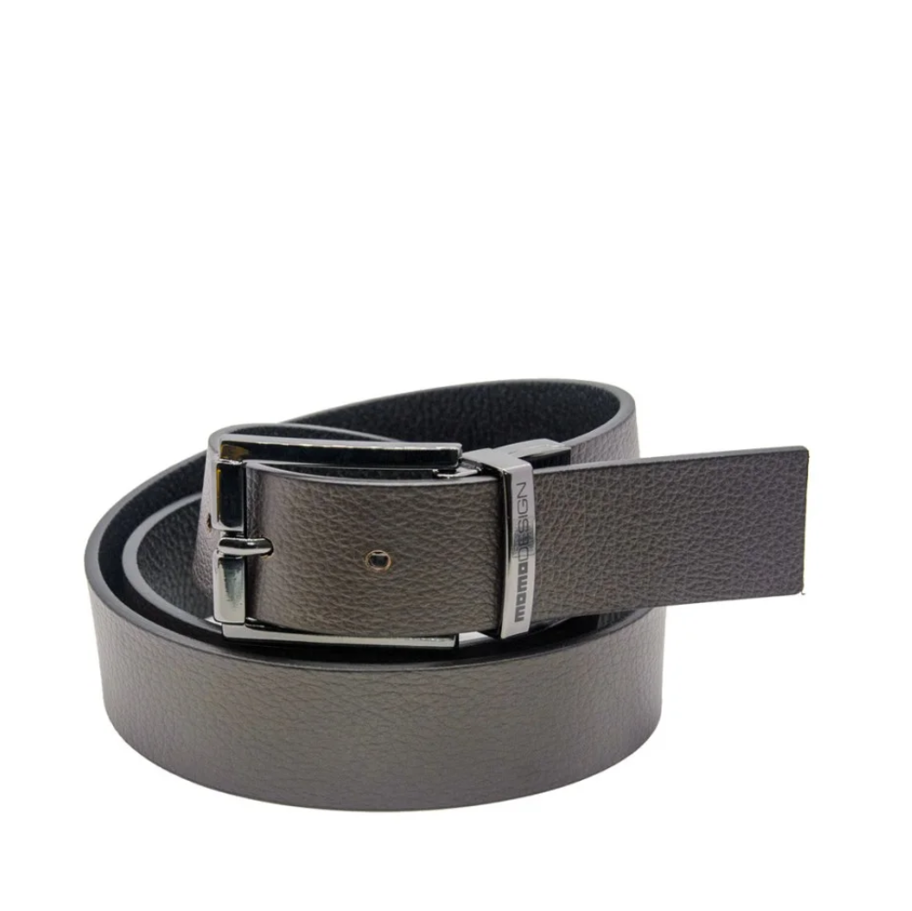 momo design momo cintura belts black/moro mo-82cn cm100 - foto 1 Cintura MOMO DESIGN nera/moro, pelle, fibbia metallica, arrotolata
