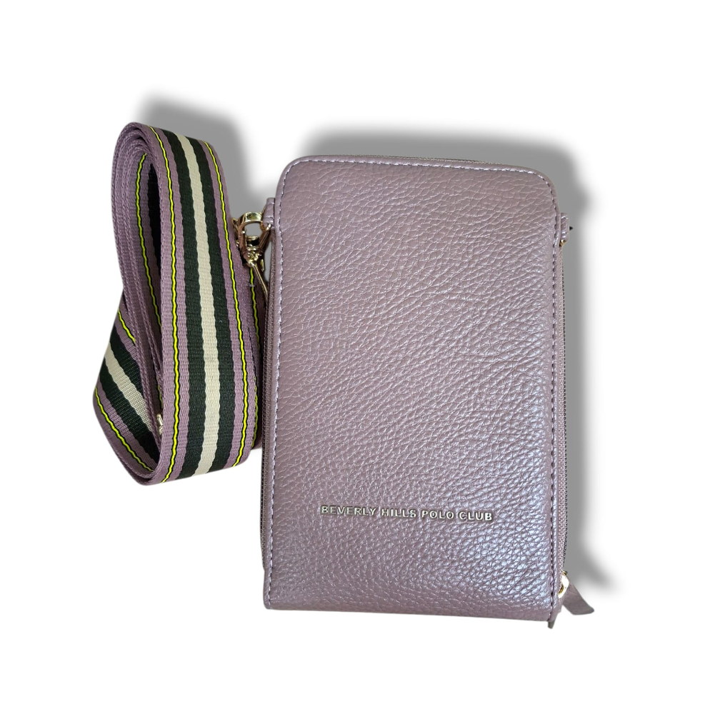 polo club beverly hills polo club borsa donna pu bh-4345 cipria - foto 1 Borsa donna Beverly Hills Polo Club BH-4345 PU cipria, vista frontale con tracolla