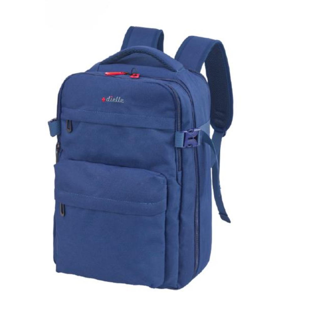 dielle dielle zaino espandible polyestere 414m verde - foto 1 Zaino espandibile DIELLE in poliestere blu, modello 414M, con tracolla posteriore