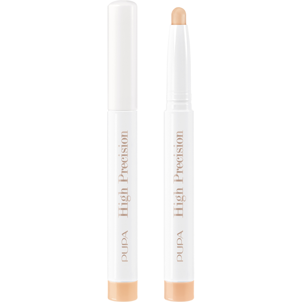 PUPA High Precision Concealer N.001: due stick bianchi con tappo aperto