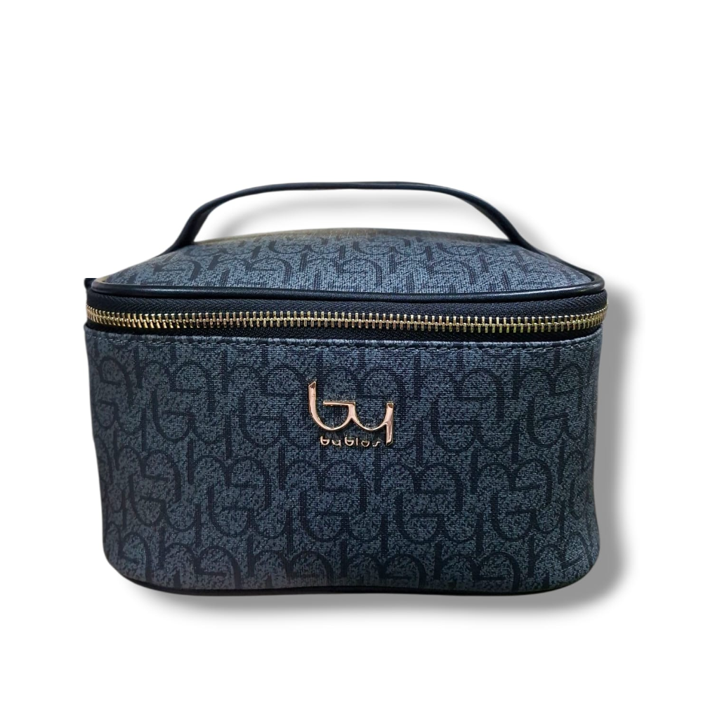 byblos byblos pochette sintetico notredame bybe64a95 z02 nero - foto 1 Pochette Byblos sintetico nero, manico superiore, zip e logo