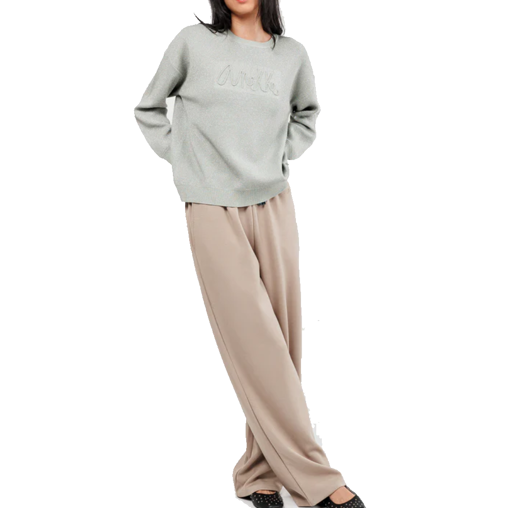anekke anekke pantalone donna 41276-101 small - medium - foto 1 Pantalone donna ANEKKE beige indossato, vista frontale