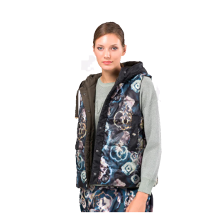 Giacca donna verde e nero s/m 41273-121