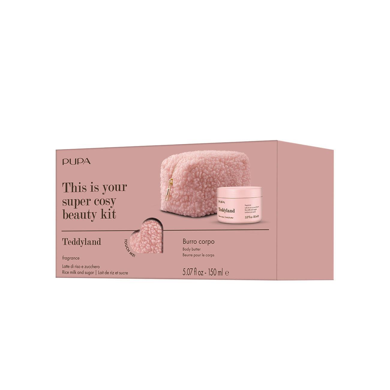 Confezione PUPA Teddyland - Balsamo corpo 150ml con packaging e prodotto