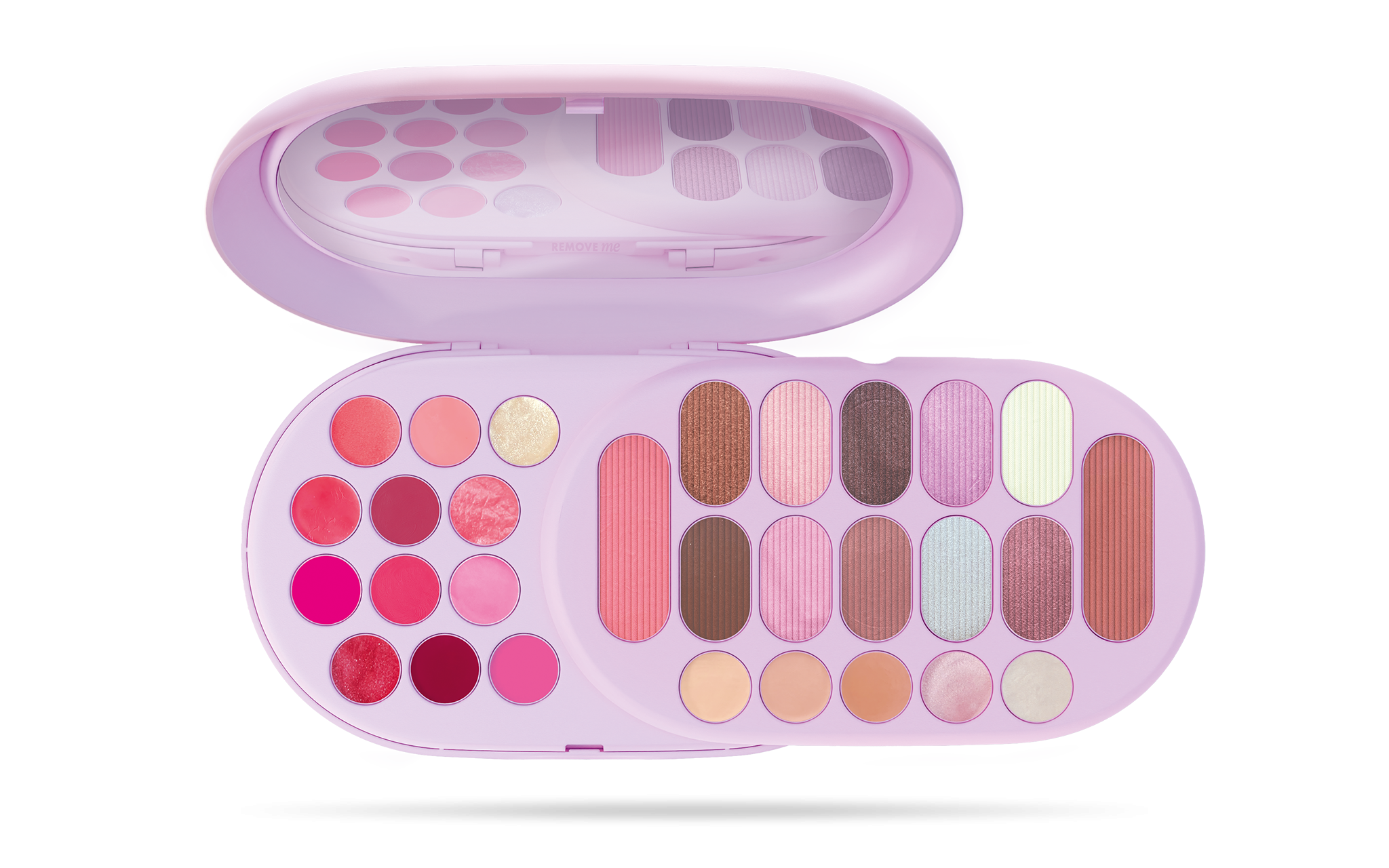 pupa pupa make my day s - foto 1 Palette di make-up PUPA MAKE MY DAY S con rossetti, ombretti e cosmetici in custodia ovale rosa