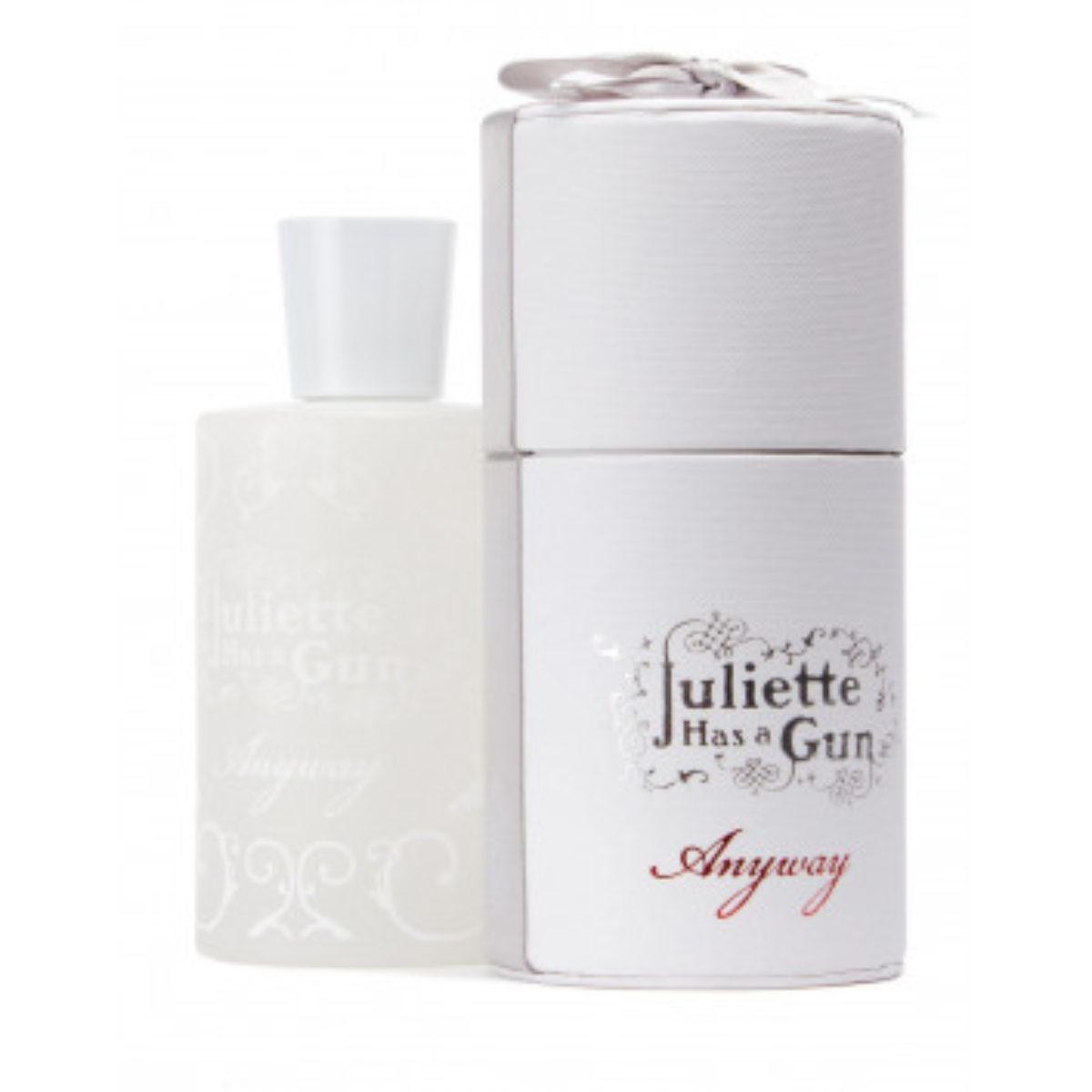 juliette anyway e.d.p.juliette anyway 100 ml - foto 1 Bottiglia di profumo JULIETTE ANYWAY E.D.P. 100 ml con confezione e scatola bianche
