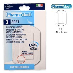 T delicati cerotti sterili tnt colore bianco alta protezione 3 pezzi 78309
