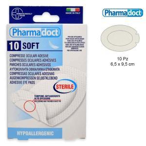 T delicati 10 compresse oculari sterili in tnt bianco 78186