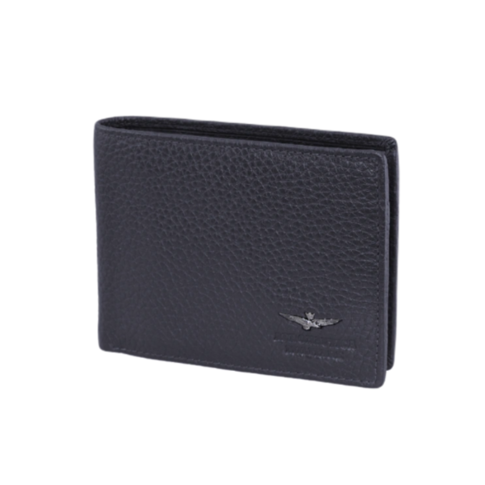 aeronautica militare aeronautica militare portafogli uomo di pelle nero am181-ne - foto 1 Portafogli uomo Aeronautica Militare nero in pelle AM181-NE vista fronte