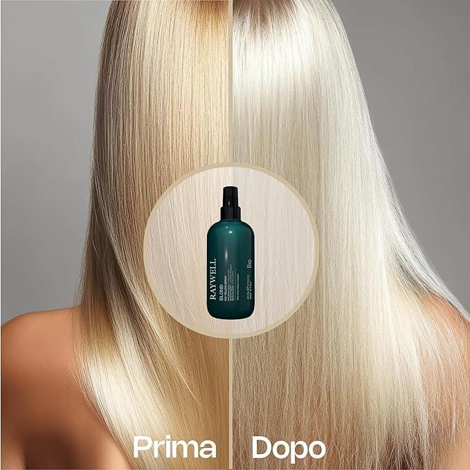 Spray anti-giallo tonalizzante per capelli biondi - flacone 200ml